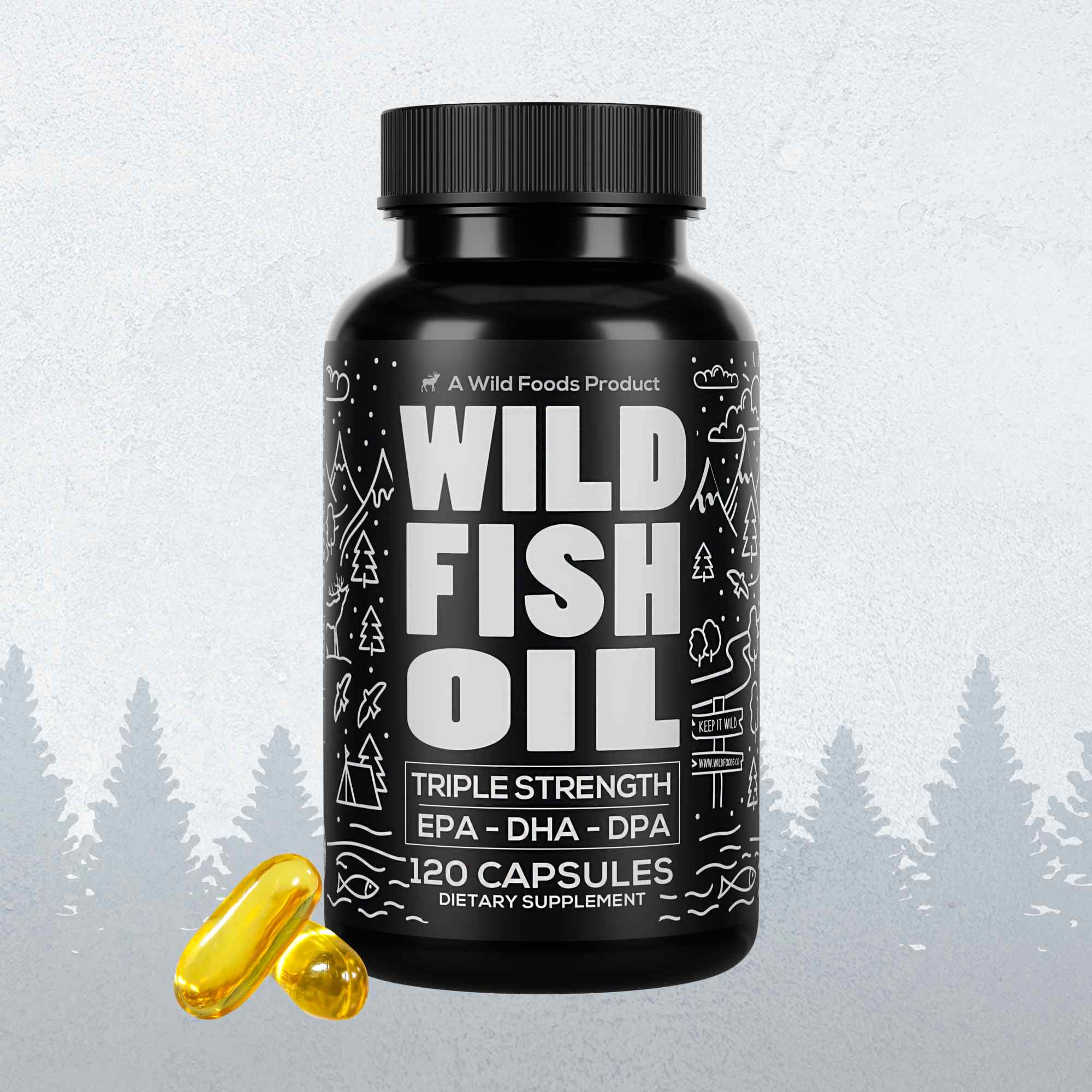 Wild Fish Oil Capsules, Omega-3 Blend, Sustainable, Pure, Third-Party Tested - Image 10