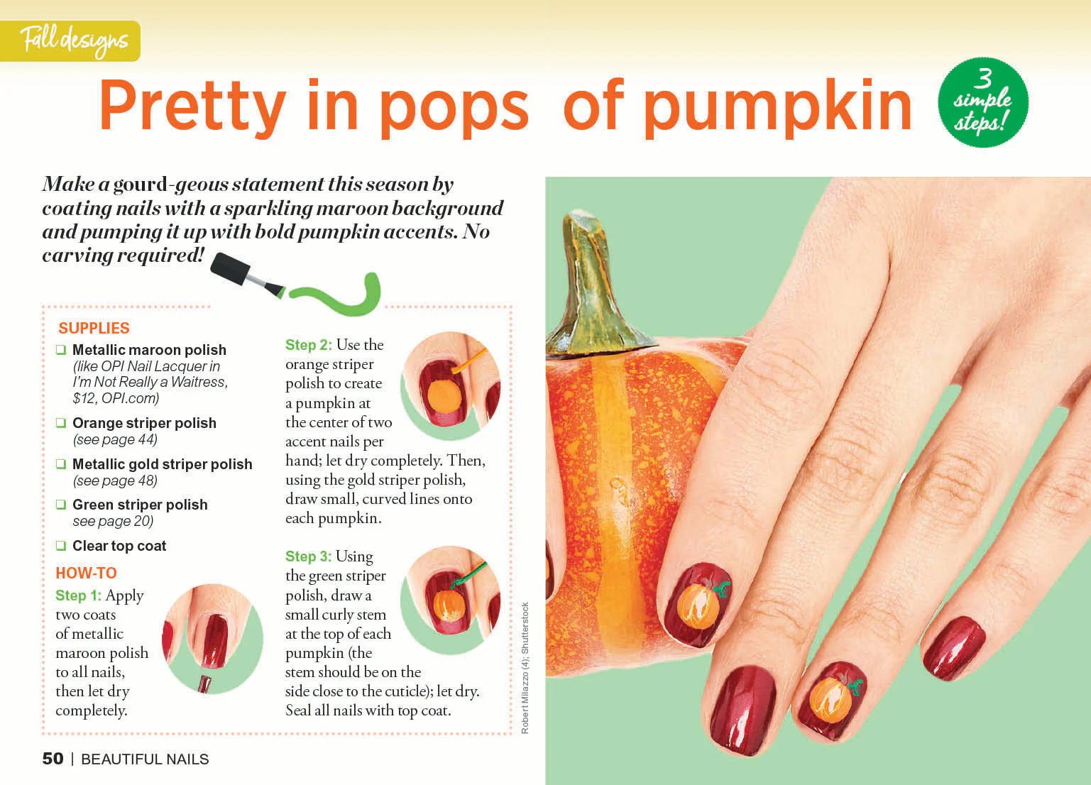 Woman's World Special - Beautiful Nails: 35 DIY Designs, Seasonal Art, Nail Care, Healthy Hands, Brittle Nail Solutions, Manicure Fixes, Argan Treatments, Hangnails, Biotin Foods, Speed Drying & Chips - Image 3