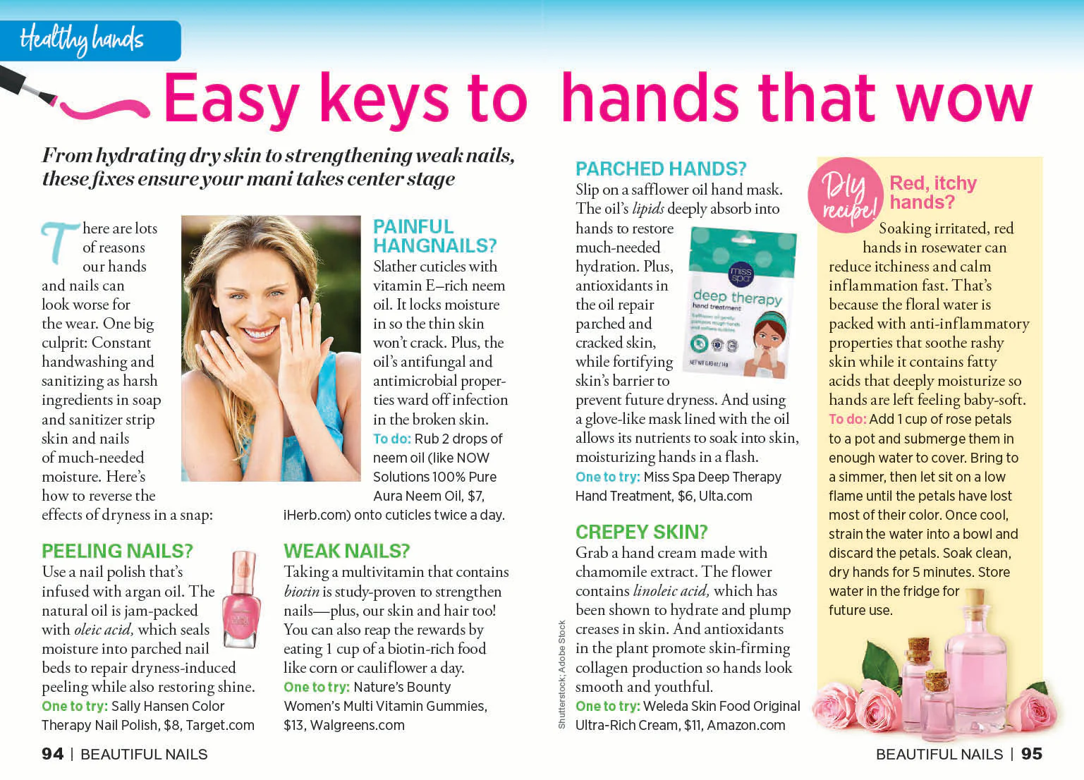 Woman's World Special - Beautiful Nails: 35 DIY Designs, Seasonal Art, Nail Care, Healthy Hands, Brittle Nail Solutions, Manicure Fixes, Argan Treatments, Hangnails, Biotin Foods, Speed Drying & Chips - Image 4