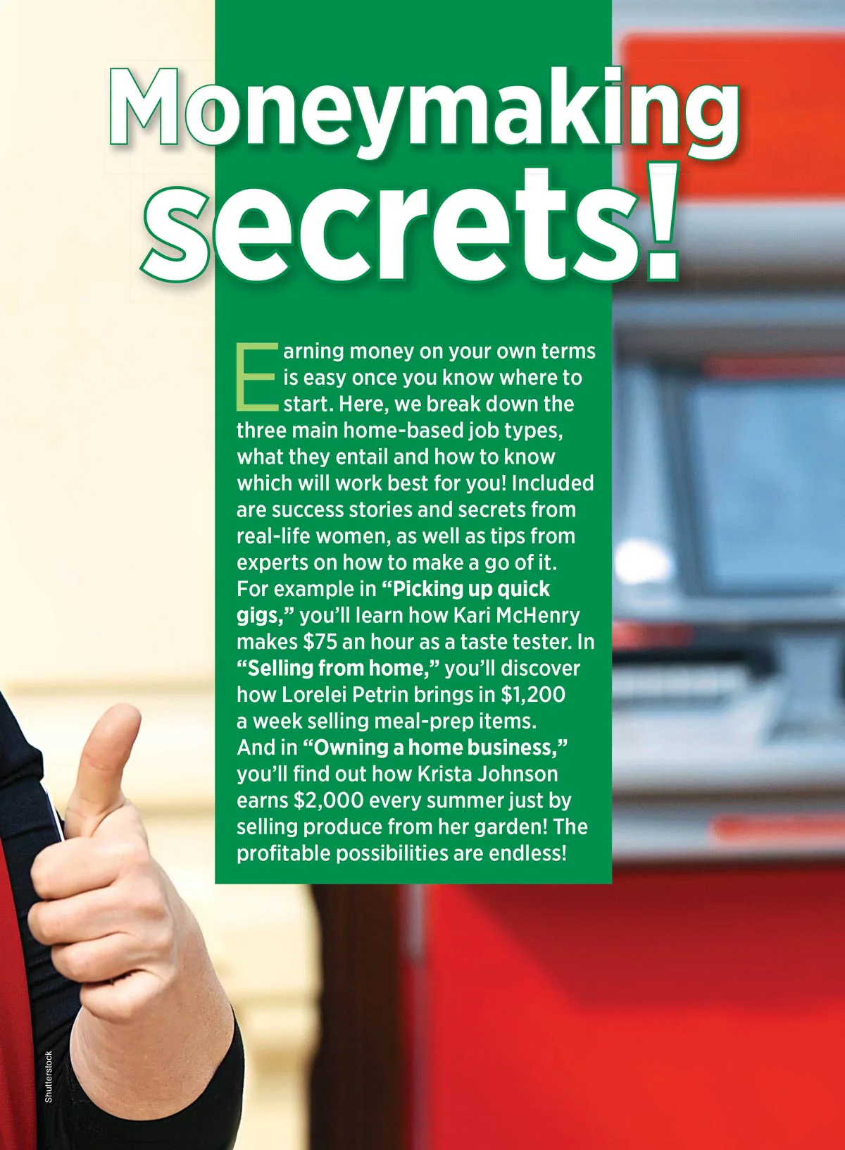 Woman's World Specials - Make Money From Home: Your Ultimate Guide Earning On Your Terms, Economy Jobs, Business Tips, & Real-Life Success Stories From Women Who Built Million-Dollar Businesses & More - Image 3